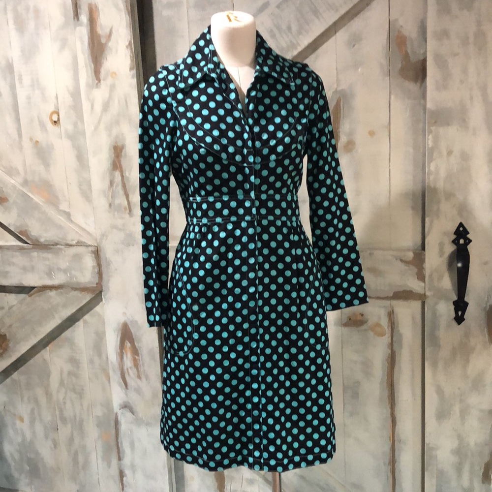 Vintage Mollie Parnis Boutique Polkadot dress